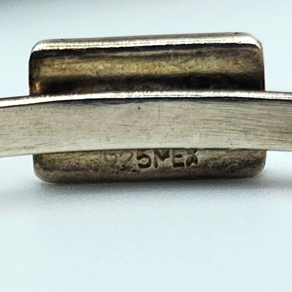 Vintage Sterling Silver 925 Marked J Initial Bracelet - Picture 8 of 10